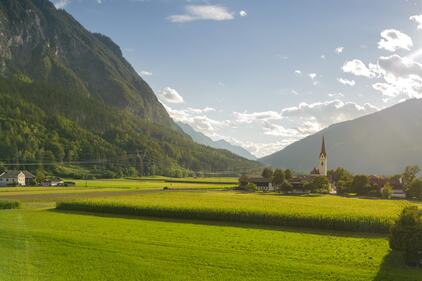 Herrlicher Ausblick aufs Lienzer Becken - Natursuite Dolomitenhof