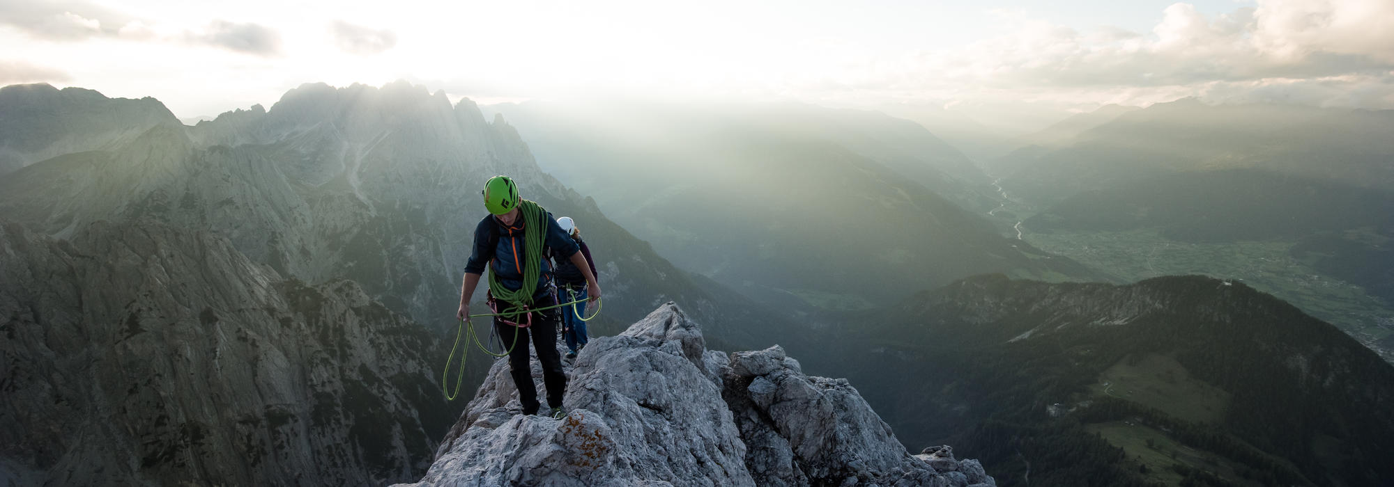 Alpines Klettern, Alpenrautekamin, Lienzer Dolomiten, Mehrseillänge | © TVB Osttirol / Sam Strauss Fotografie
