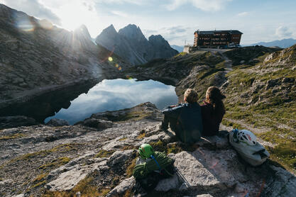 Karlsbaderhuette, Lienzer Dolomiten | © TVB Osttirol / Sam Strauss Fotografie