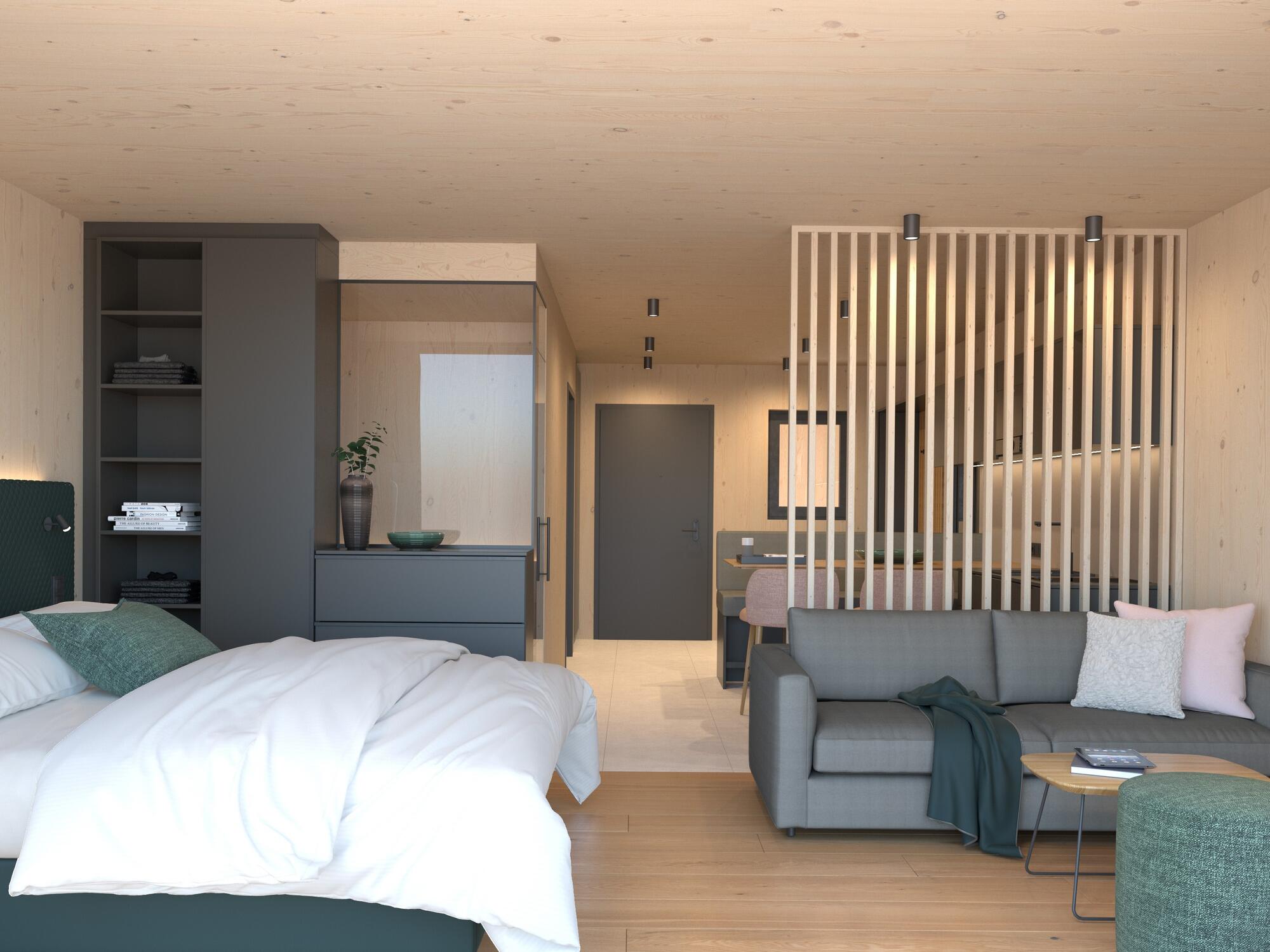 Natursuite mit Sauna im Dolomitenhof Tristach