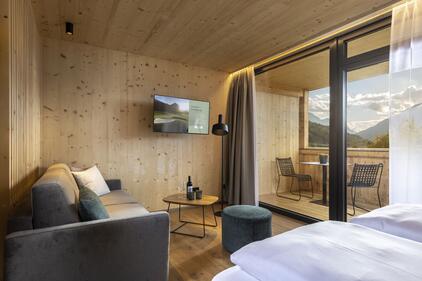 Natursuiten mit bequem Ausziehcouch & Balkon © Martin Lugger