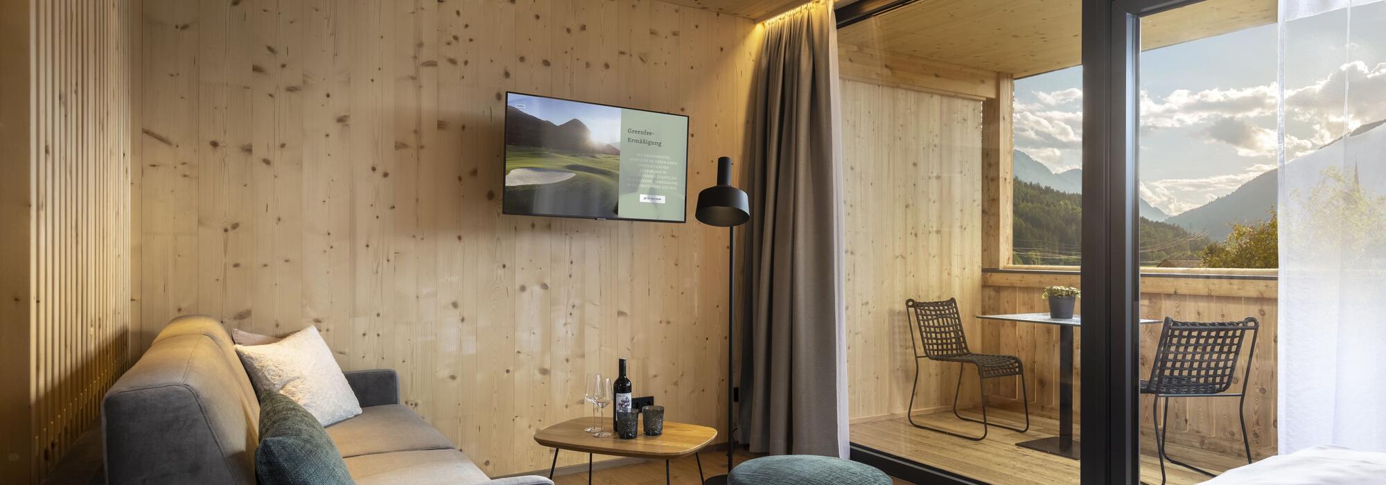 Natursuiten mit bequem Ausziehcouch & Balkon © Martin Lugger