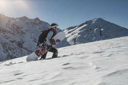 Snowboarding in the St. Jakob Ski Center | © TVB Osttiriol / Berg im Bild OG